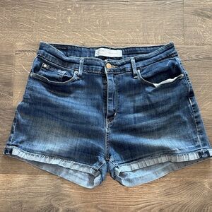 Signature by Levi Strauss Dark Blue Denim Jean Shorts